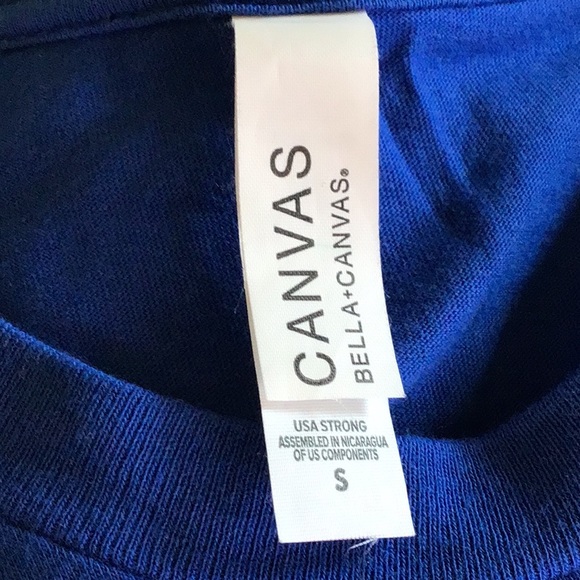 Canvas t-shirt, size small - Picture 3 of 4